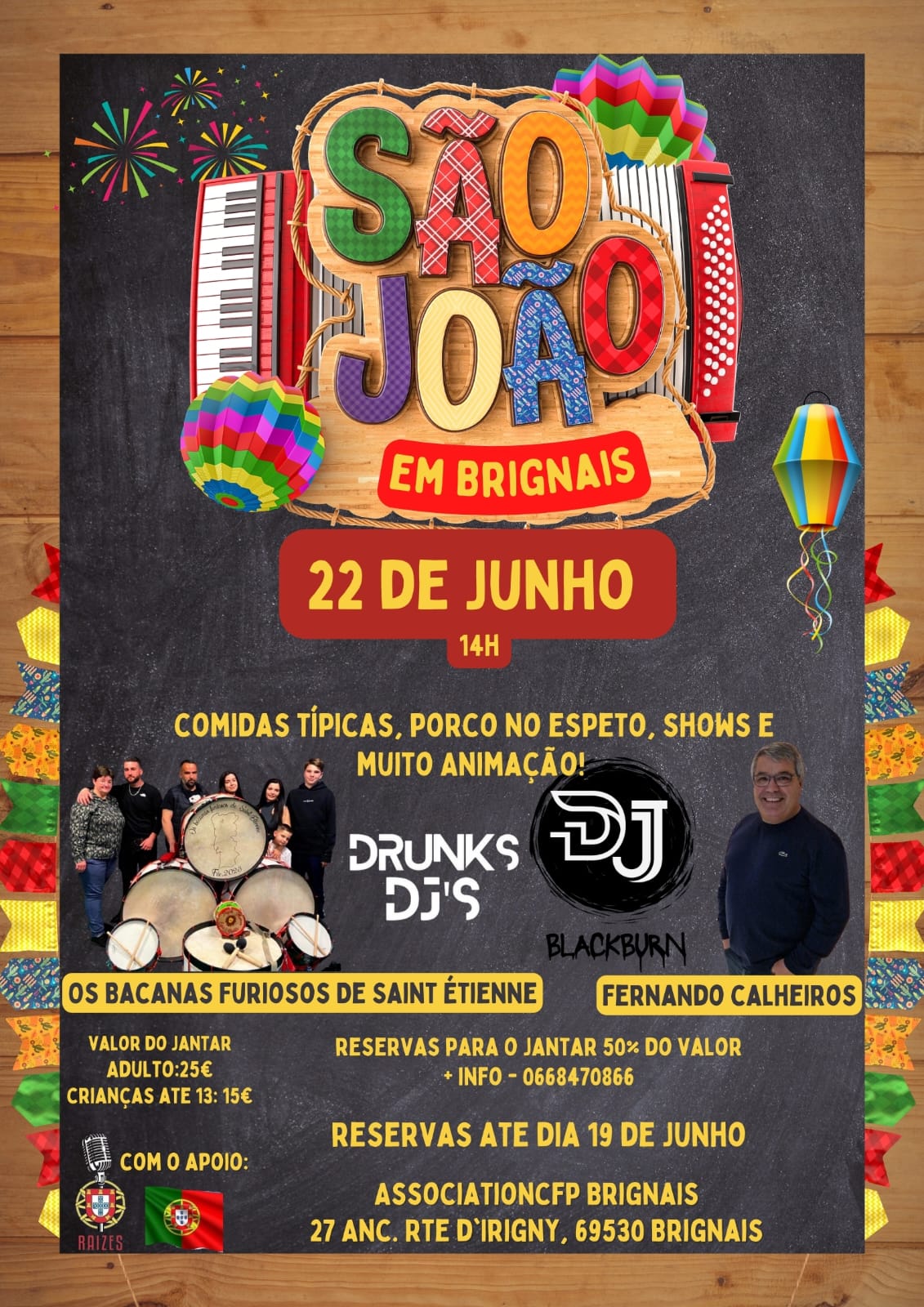 Festa St João em Brignais - 22/06/24 - 14h